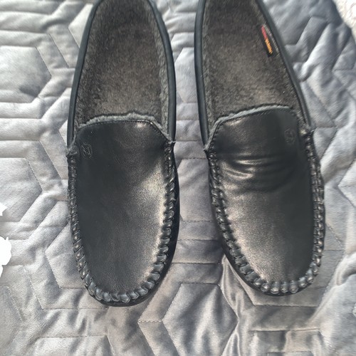 Smens black moccasins - m&smens,