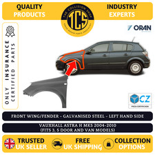 VAUXHALL ASTRA H 2004-2010 MK5 FRONT WING/FENDER INSURANCE CERTIFIED - LEFT SIDE
