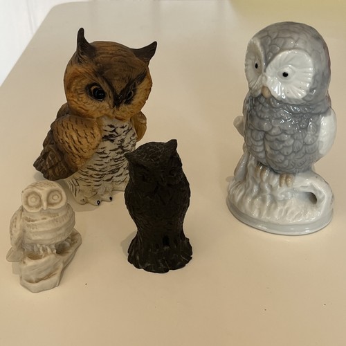 Bundle owl figurines - bundle, of