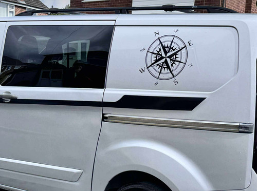 Compass vinyl stickers - compass,