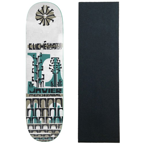 Cliche skateboard deck - cliche, javier