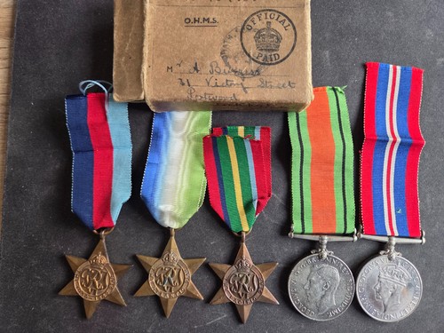Group 5 medals - ww, of
