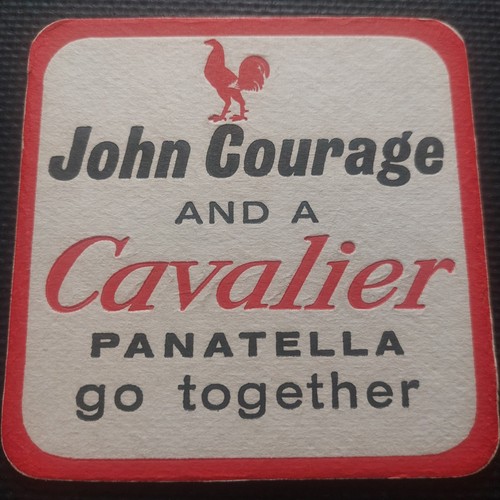 John courage tandem beer mat - tandem,