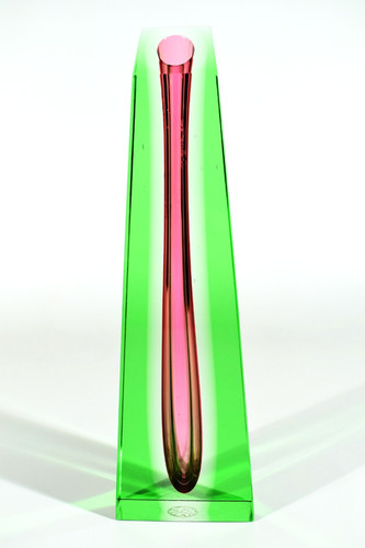 Exbor czech glass vase - exbor,