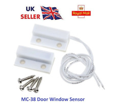 MC-38 Wired Magnetic Door / Window Sensor Reed Switch & Magnet,  home alarm ,UK*