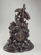 Antique Clock Large Black
