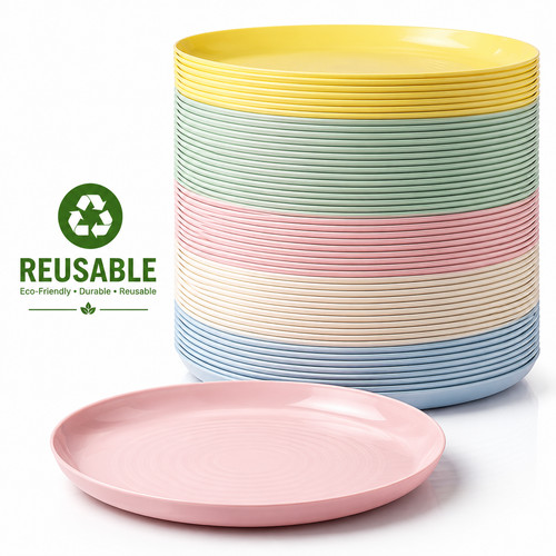 Reusable colourful plastic - reusable,