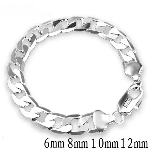 925 sterling silver curb chain - 925,