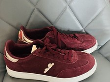 Ellesse Burgundy Suede Lather