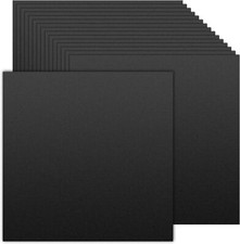 50 Sheets Black Cardstock 12 x