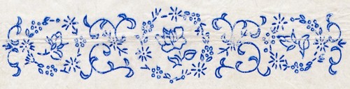 Vintage embroidery transfer - vintage,