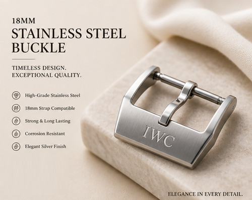 Silver tang buckle fits - buckle,