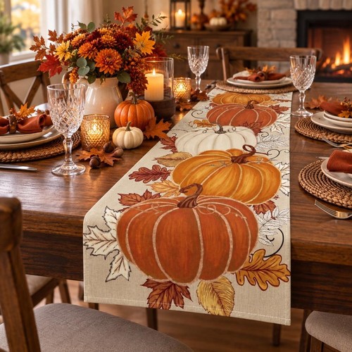Decorative pumpkin table - decorative,