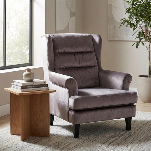 Armchair velvet mink - velvet,