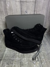 All Saints Moth Boots Black Suede UK 10 Brand New Men’s Creeper Boots 10uk 44eu
