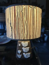 Rare 1960s Swedish Pottery Dove Lamp Base - Willi Fischer - Ugo Stengods