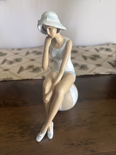 Retro bathing beauty figurine - retro,
