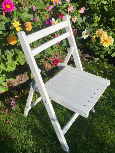 White wooden folding - wooden, /