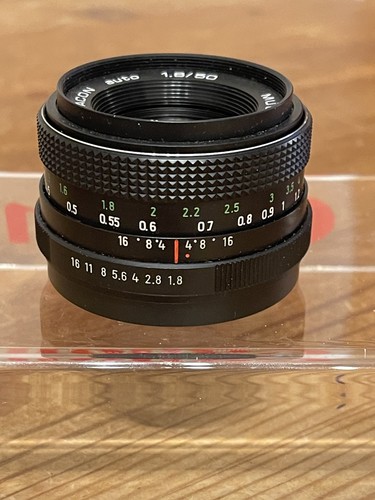 Pentacon auto 50mm 8 lens - f/1.8,