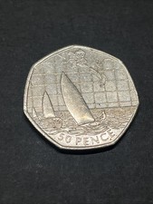  2011 50p Sailing Olympic Coin – Circulated