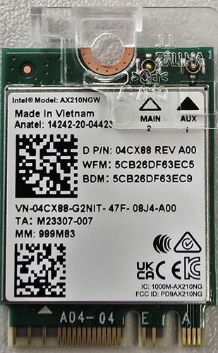Intel ax210ngw dell wireless - intel,