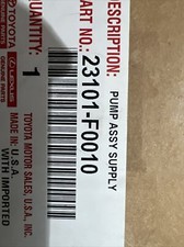 TOYOTA LEXUS FUEL PUMP FACTORY