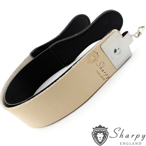 Leather sharpening strop strap - leather,
