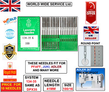 ADLER267 WALKING/FOOT SYSEM:134-35K SIZE:100/16 INDUSTRIAL SEWING MACHINE NEEDLE