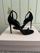 Sophia Webster Black Satin and