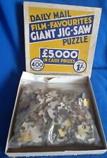Vintage Retro 1930s Daily Mail Film Favourite Jigsaw Puzzle 400+ pieces