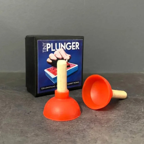 Tiny plunger magic trick set - plunger,