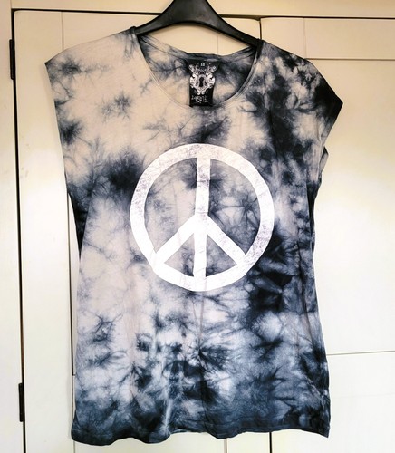 Tie dye peace symbol - peace,