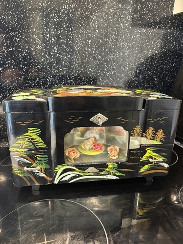 Vintage rare black lacquered - vintage,