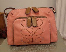 Orla Kiely Leather Iris bag in