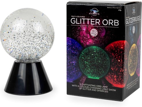 Glitter orb lamp colour - glitter,