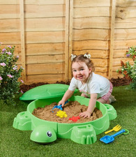 Kid green turtle sandbox - kid,