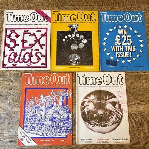 Vintage time out magazine - time,