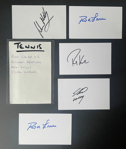 Tennis signed autograph - signed,