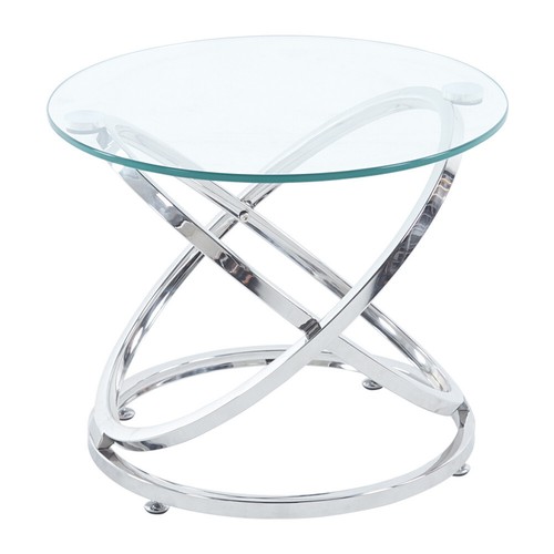 Modern clear glass round - modern,