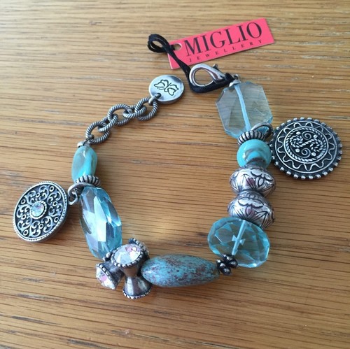 Bnwt miglio bracelet blue - miglio,
