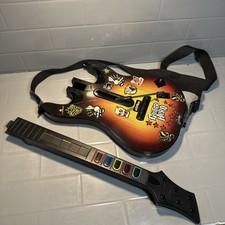 Guitar Hero World Tour Wireless Sunburst Guitar For PS3 untested 