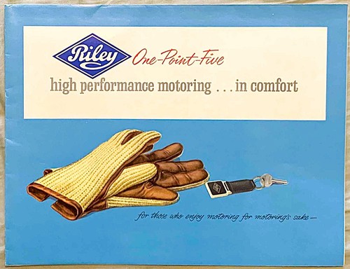 Riley one point five brochure - riley, one-point-five