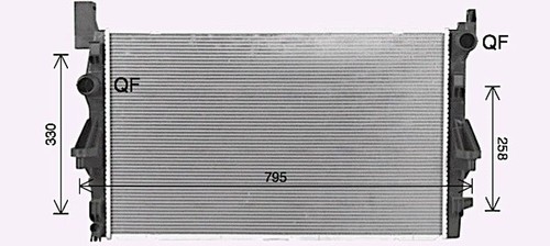 Ava coolant radiator ms2731 - ava,