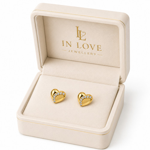 9ct yellow gold heart - yellow,