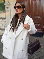 Zara Boucle Double Breasted