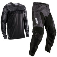 2026 Leatt 3.5 Motocross Gear Stealth Black/Grey Adults
