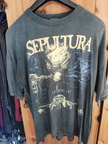 Vintage 1994 sepultura chaos - sepultura,