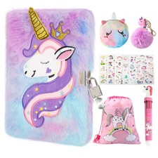 Kids Unicorn Lockable Journal