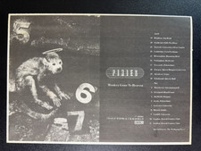 PIXIES - MONKEY GONE TO HEAVEN TOUR | 1989  MAGAZINE ADVERT 8X11" [F3-12]