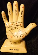 Large Ceramic Palmistry Hand. PERSONAL COLLECTION 